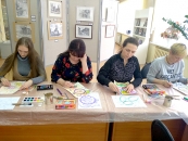 РИСУЕМ НЕВИДИМОЕ - занятия интуитивным рисованием для взрослых в Центральной библиотеке г.Березники
